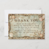 Vintage Ocean Depths Nautical Wedding Bedankkaart (Voorkant)