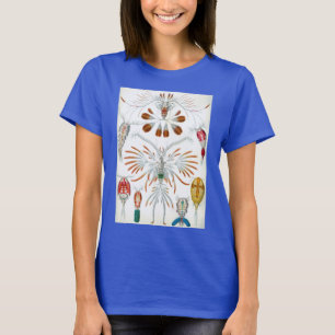Vintage Oceandieren, Copepoda door Ernst Haeckel T-shirt