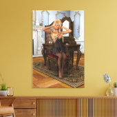 Vintage Ochtend Canvas Afdruk (Insitu (Woonkamer))