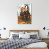 Vintage Ochtend Canvas Afdruk (Insitu (Slaapkamer))