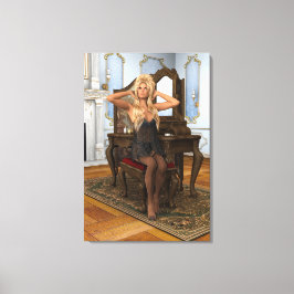 Vintage Ochtend Canvas Afdruk