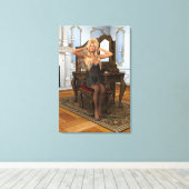 Vintage Ochtend Canvas Afdruk (Insitu (Houten vloer))