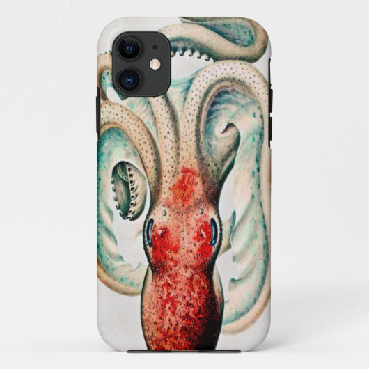 Vintage Octopus Hoesje (Achterkant)