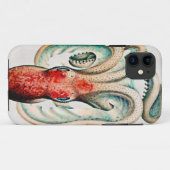 Vintage Octopus Hoesje (Achterkant (horizontaal))