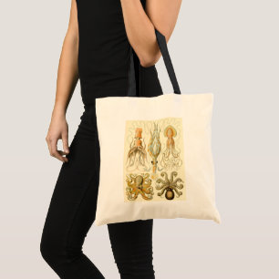 Vintage Octopus Inktvis Gamochonia door Ernst Haec Tote Bag