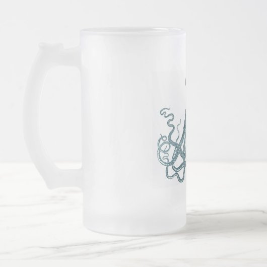 Vintage Octopus Mok (Links)