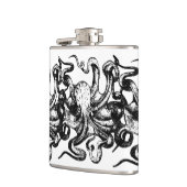 Vintage Octopus Nautical Themes Heupfles (Links)