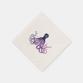 Vintage Octopus Sealife Servet (Hoek)