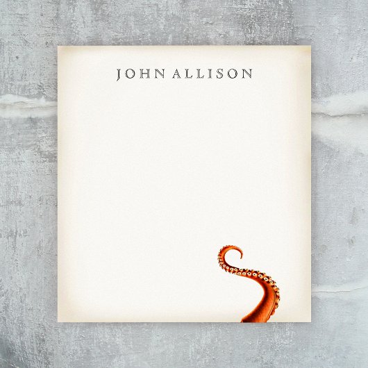 Vintage Octopus Tenticals Notitieblok