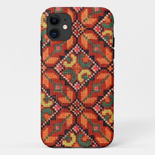 Vintage Oekraïense Slavische Borduurwerk iPhone Ex Case-Mate iPhone Case (Achterkant)