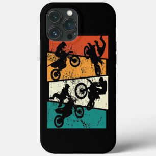 vintage Off Road Enduro motocross motorfiets iPhone 13 Pro Max Hoesje