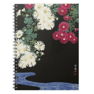 Vintage Ohara Koson Chrysanthemum Kunst Notitieboek