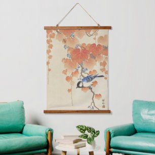 Vintage Ohara Koson Japanse Vogelkunstprint Hangend Wandkleed