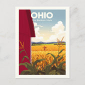 Vintage Ohio Briefkaart (Voorkant)