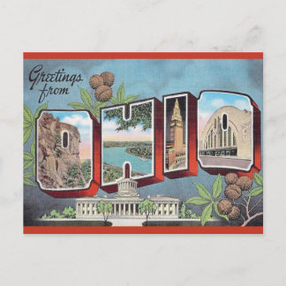 Vintage Ohio Briefkaart
