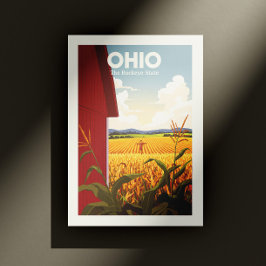 Vintage Ohio Briefkaart