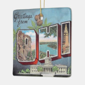 Vintage Ohio Keramisch Ornament (Links)