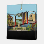 Vintage Ohio Keramisch Ornament (Links)