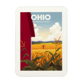 Vintage Ohio Magneet (Verticaal)