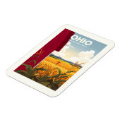 Vintage Ohio Magneet (Linkerzijde)