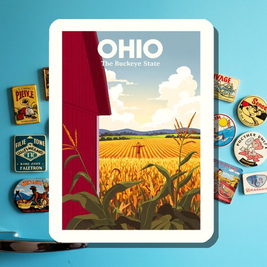 Vintage Ohio Magneet