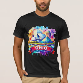 Vintage Ohio Map T-Shirts – Retro us state