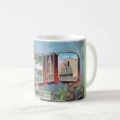 Vintage Ohio Postcard Mug Koffiemok (Voorkant rechts)