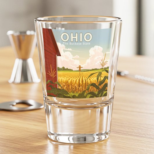 Vintage Ohio Shot Glas