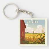 Vintage Ohio Sleutelhanger (Voorkant)