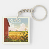 Vintage Ohio Sleutelhanger (Achterkant)