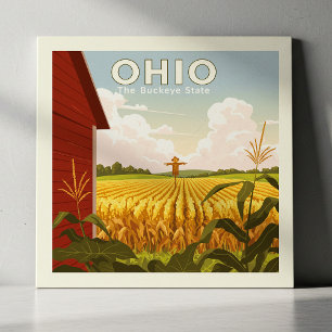 Vintage Ohio Tegeltje