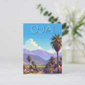 Vintage Ojai Californië Briefkaart (Staand voorkant)