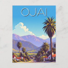 Vintage Ojai Californië Briefkaart