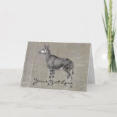 Vintage Okapi Kaart (Voorkant)