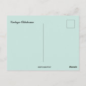 Vintage Oklahoma Briefkaart (Achterkant)