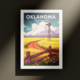 Vintage Oklahoma Briefkaart