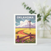 Vintage Oklahoma Briefkaart