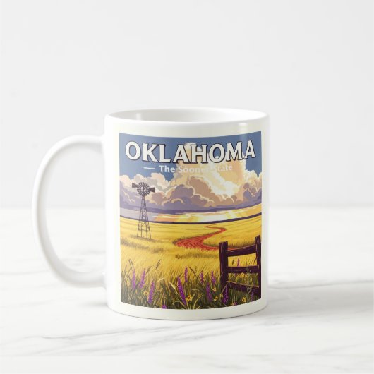Vintage Oklahoma Koffiemok (Links)