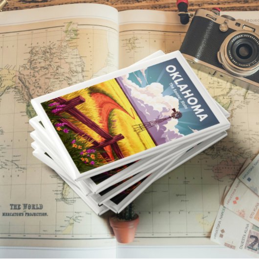 Vintage Oklahoma Magneet