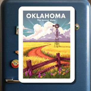 Vintage Oklahoma Magneet