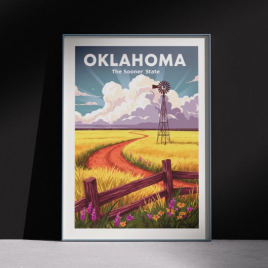 Vintage Oklahoma Poster
