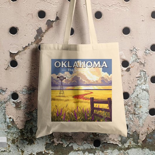 Vintage Oklahoma Tote Bag