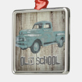 Vintage Old Truck Rustic Old School Ornament (Links)