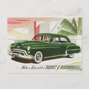 Vintage Oldsmobile Ad Briefkaart