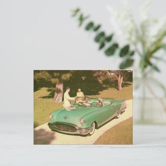 Vintage Oldsmobile Ad Briefkaart (Staand voorkant)