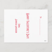 Vintage Olifant met de Valentijnsdag van het Feestdagenkaart (Achterkant)