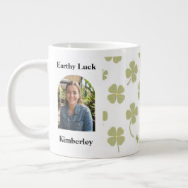 Vintage Olive Lucky Charm St. Patrick's Day Grote Koffiekop