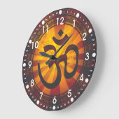 Vintage Om Symbol Grote Klok (Hoek)