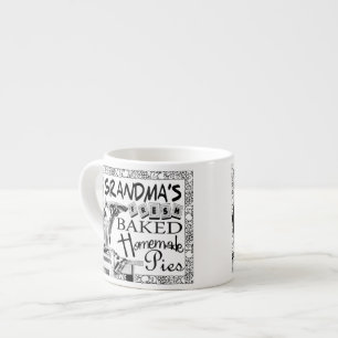 Vintage oma's Homemade Pies Gifts Espresso Kop