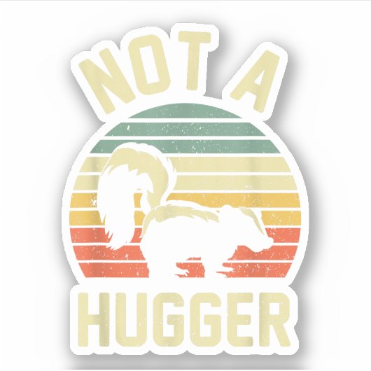 Vintage Omhelst Niet Sticker (Voorkant)